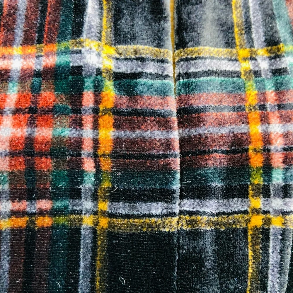 J. Crew Velvet Stewart Tartan Plaid Tank Top